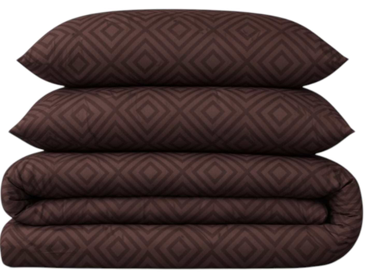 Комплект постельного белья MirSon Бязь 17-0624 Geometry Brown 200х220 (2200008204440)